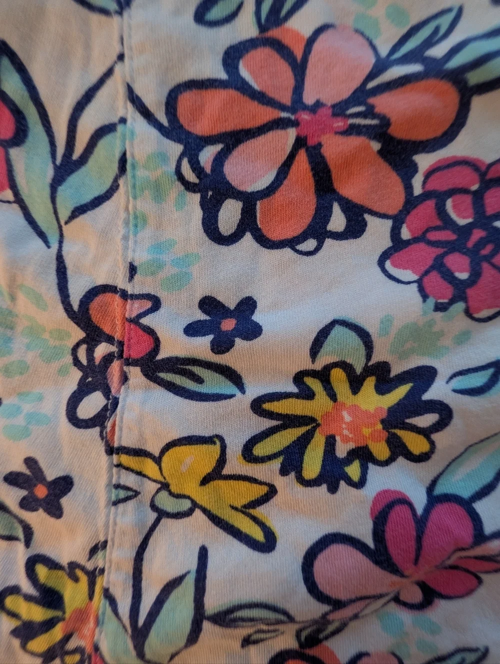 Gymboree Girls' Floral Top Sleeveless - Pink, Yellow & Green Cotton Size 5